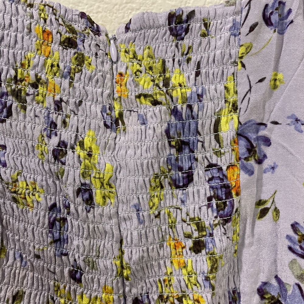 Floral Blue Dress - Picture 9 of 16